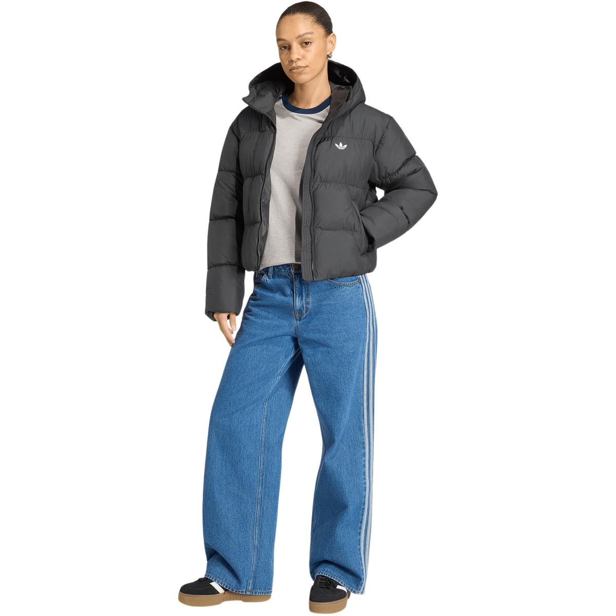 adidas Originals Regen Hood Vinterjakke Dame BLACK