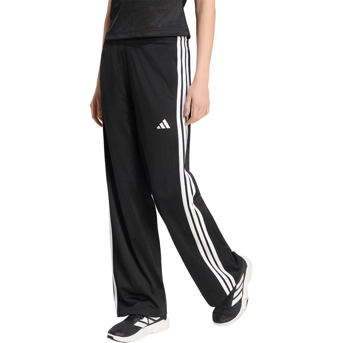 adidas 3-Stripes Dayready Wide Leg Trackbukser Dame BLACK