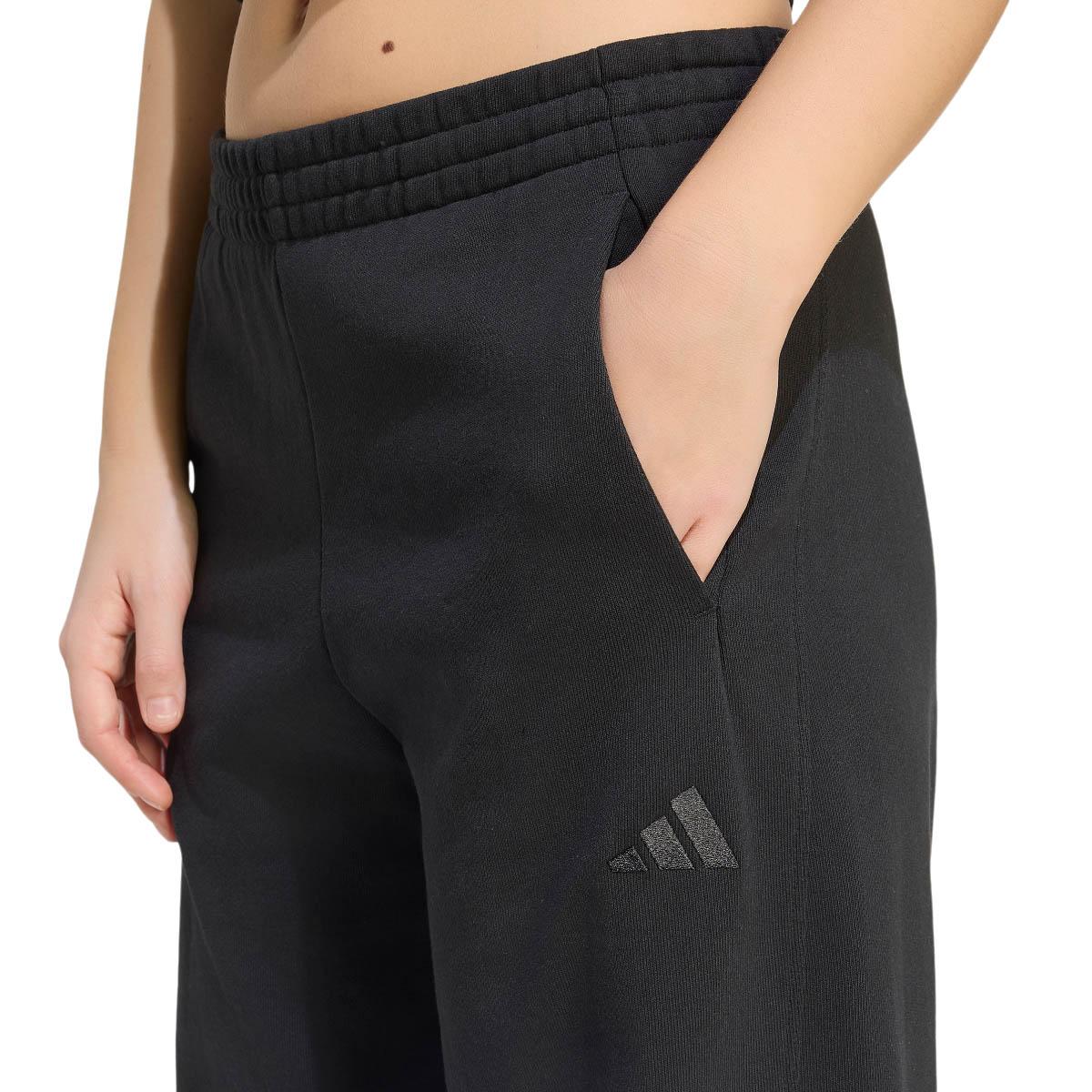 adidas Kit Small Logo Bar Joggingbukser Dame BLACK