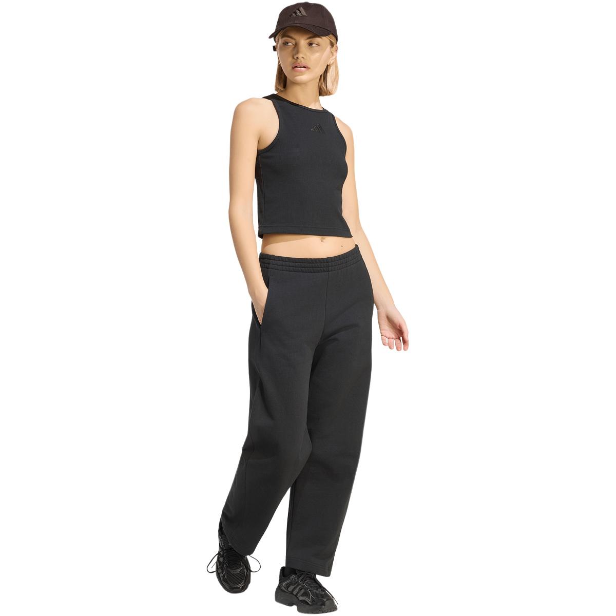 adidas Kit Small Logo Bar Joggingbukser Dame BLACK