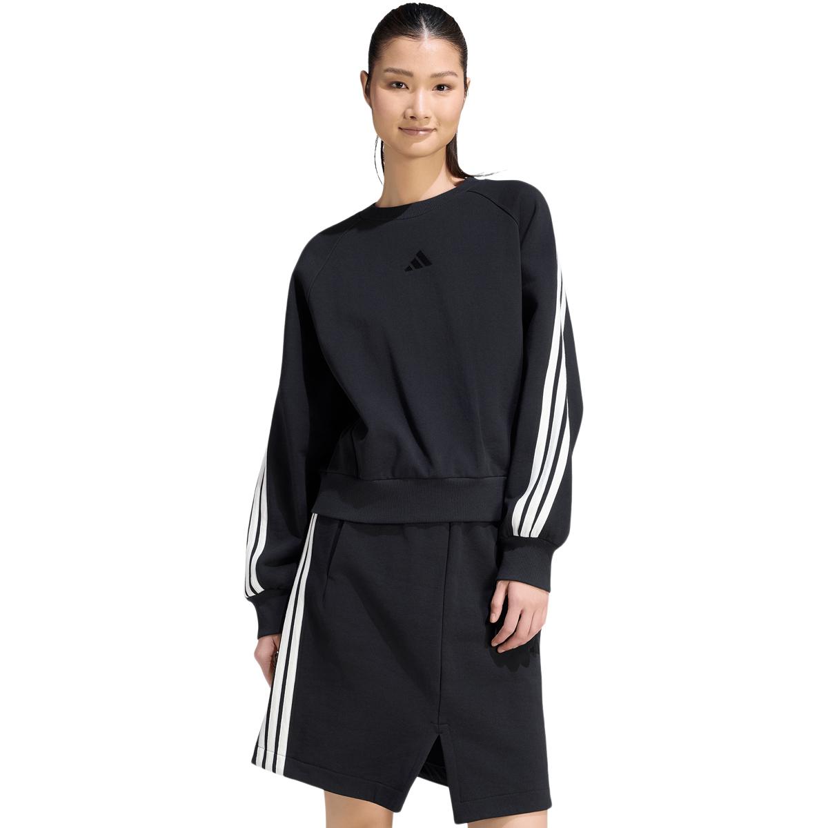 adidas AK 3-Stripes Sweatshirt Dame BLACK/OWHITE