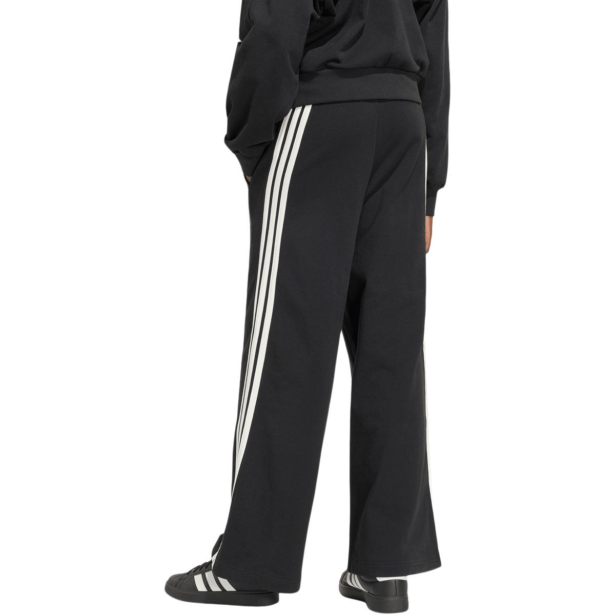 adidas AK 3-Stripes Wide Leg Joggingbukser Dame BLACK/OWHITE