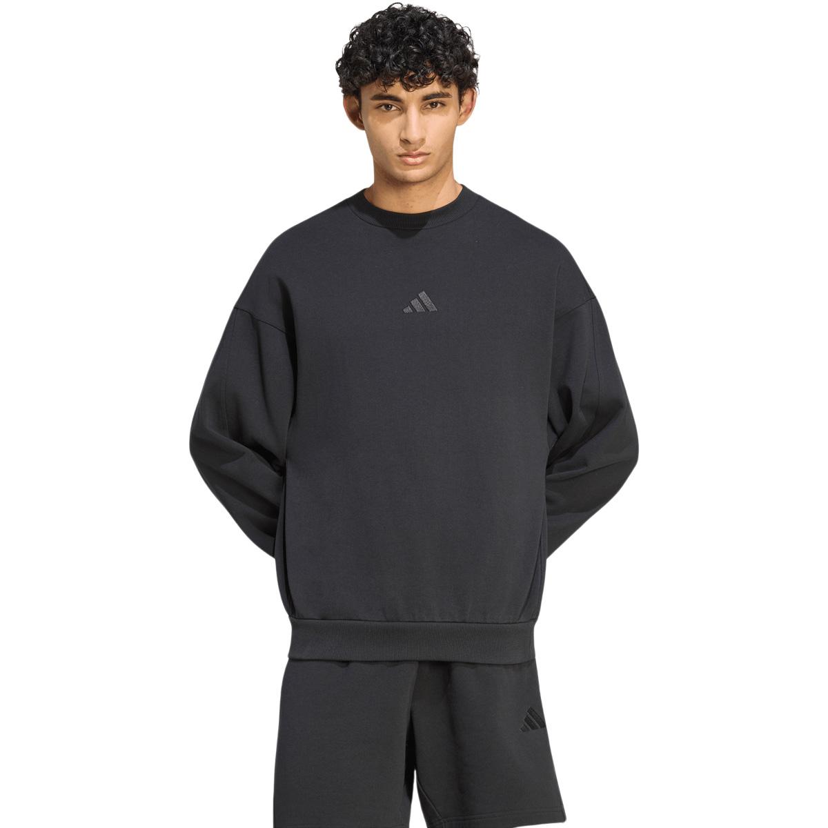 adidas AK Small Logo Sweatshirt Herre BLACK