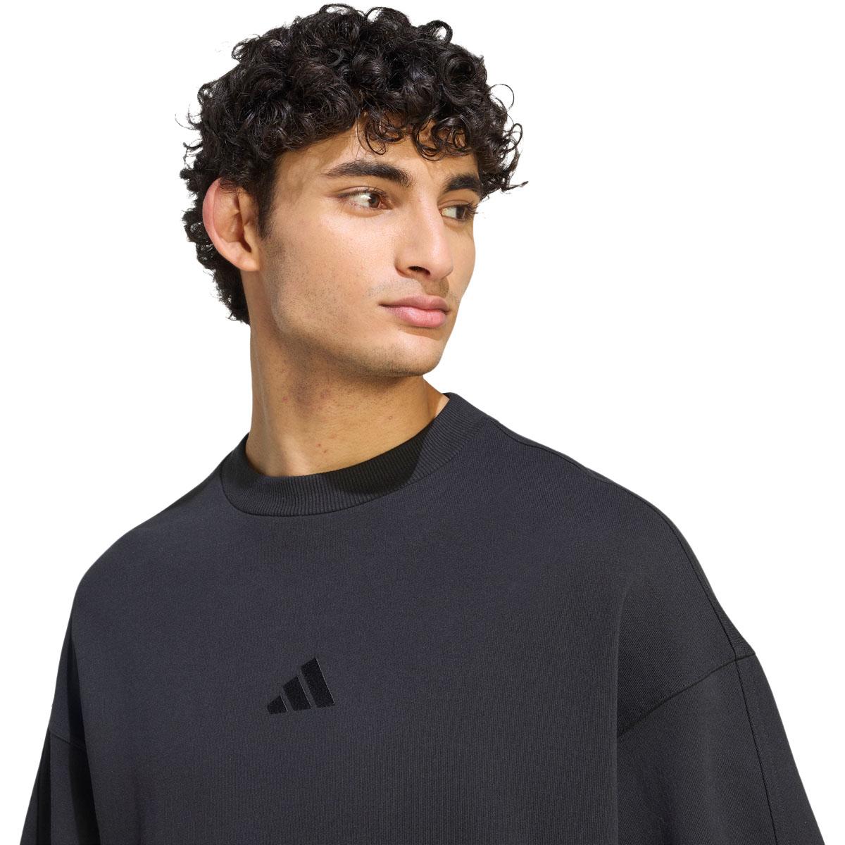 adidas AK Small Logo Sweatshirt Herre BLACK