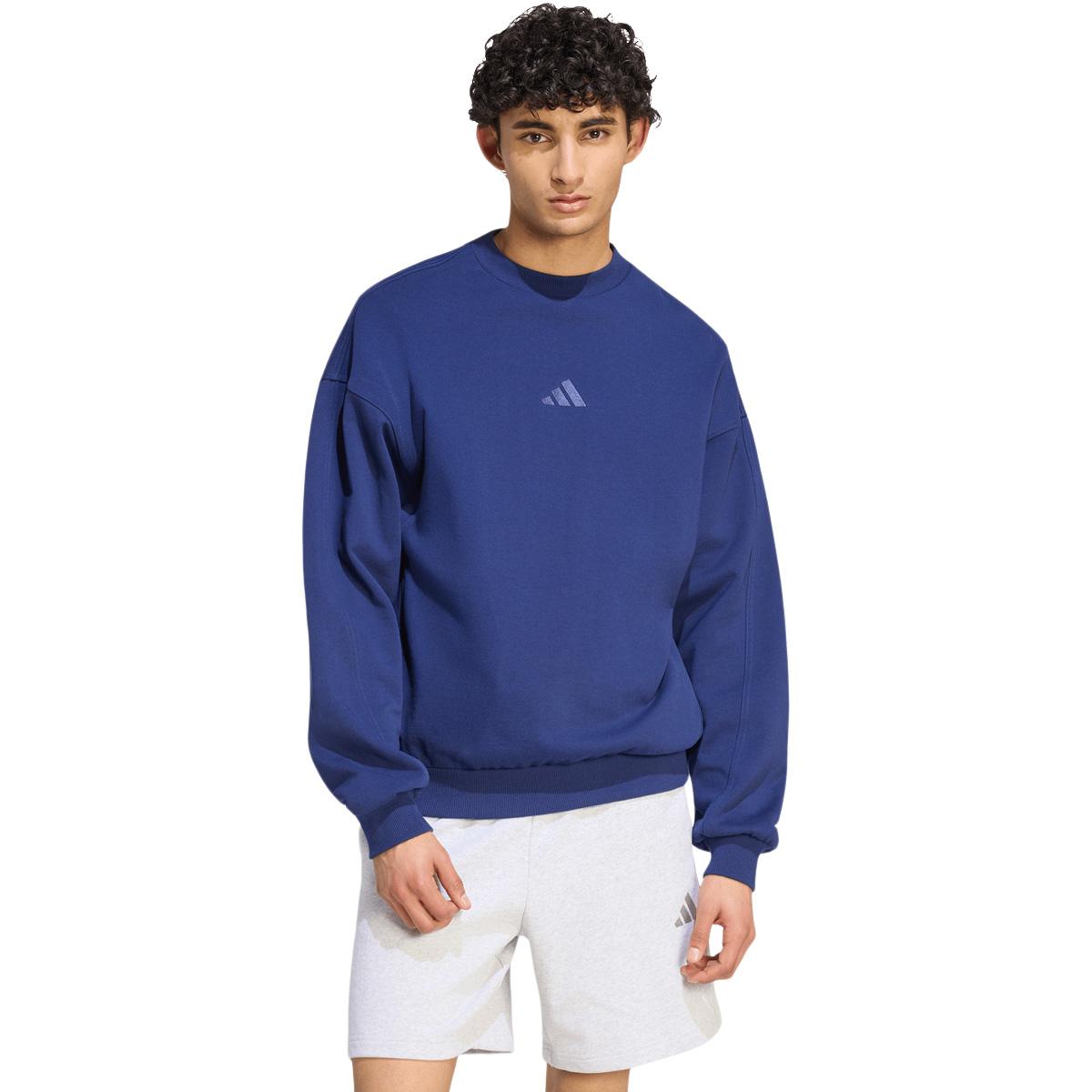 adidas Kit Small Logo Sweatshirt Herre DKBLUE