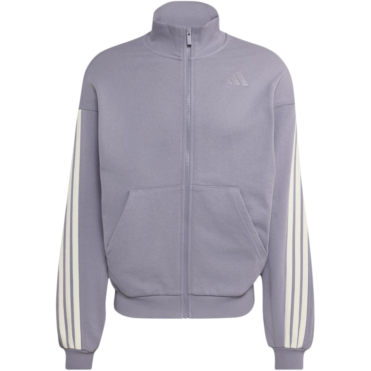 adidas AK 3-Stripes Full Zip Sweatshirt Herre SLATE/OWHITE