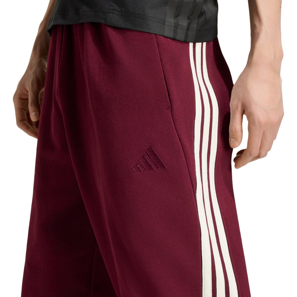 adidas Kit 3-Stripes Joggingbukser Herre MAROON/OWHITE