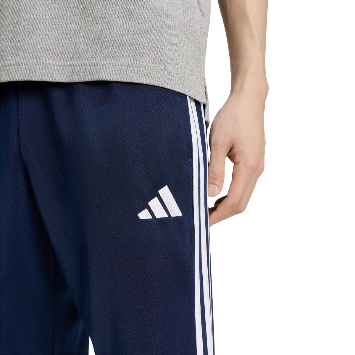 adidas 3-Stripes Regular Tapered Trackbukser Herre TENABL/WHITE