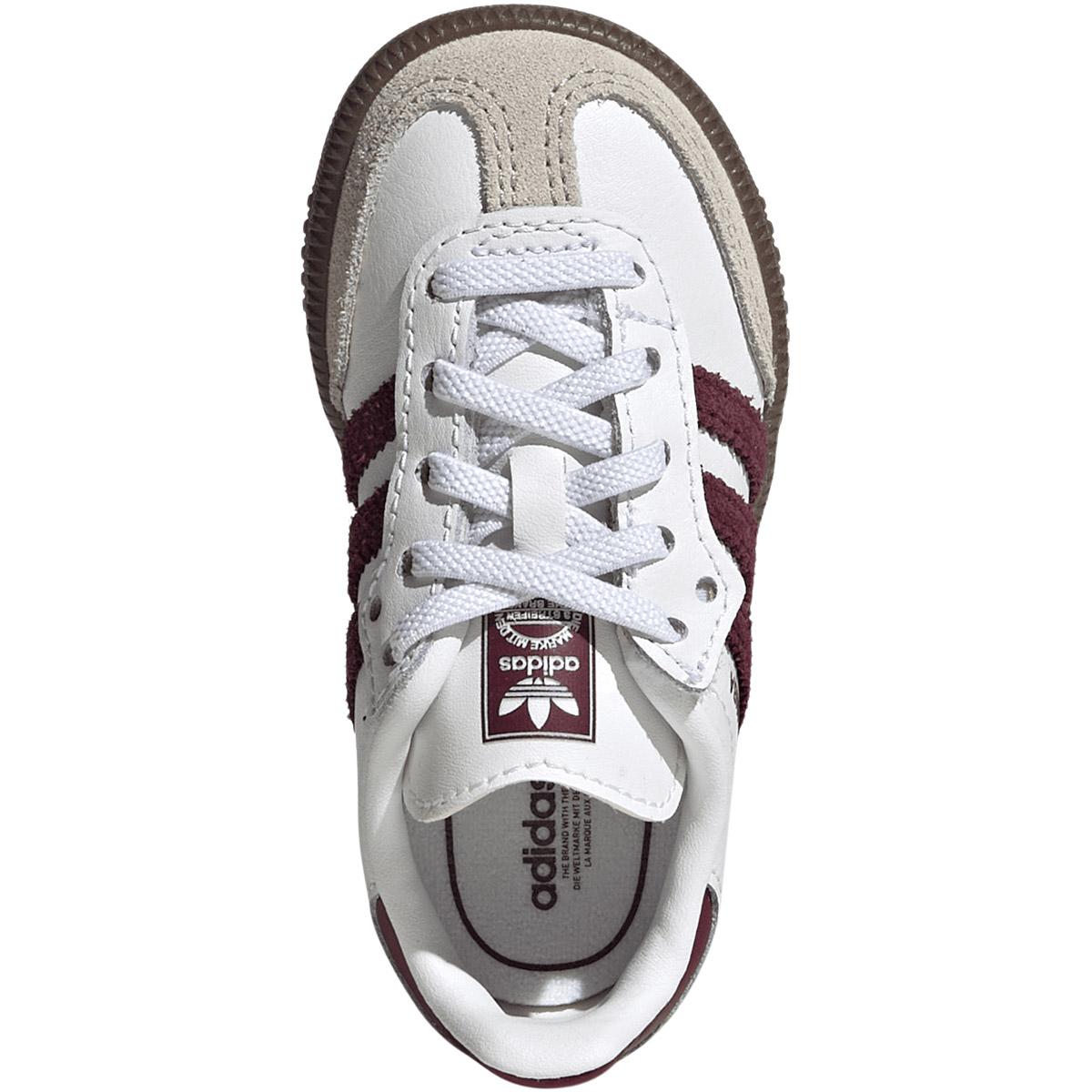 adidas Originals Samba OG I Velcro Sneakers Børn FTWWHT/MAROON/GUM5