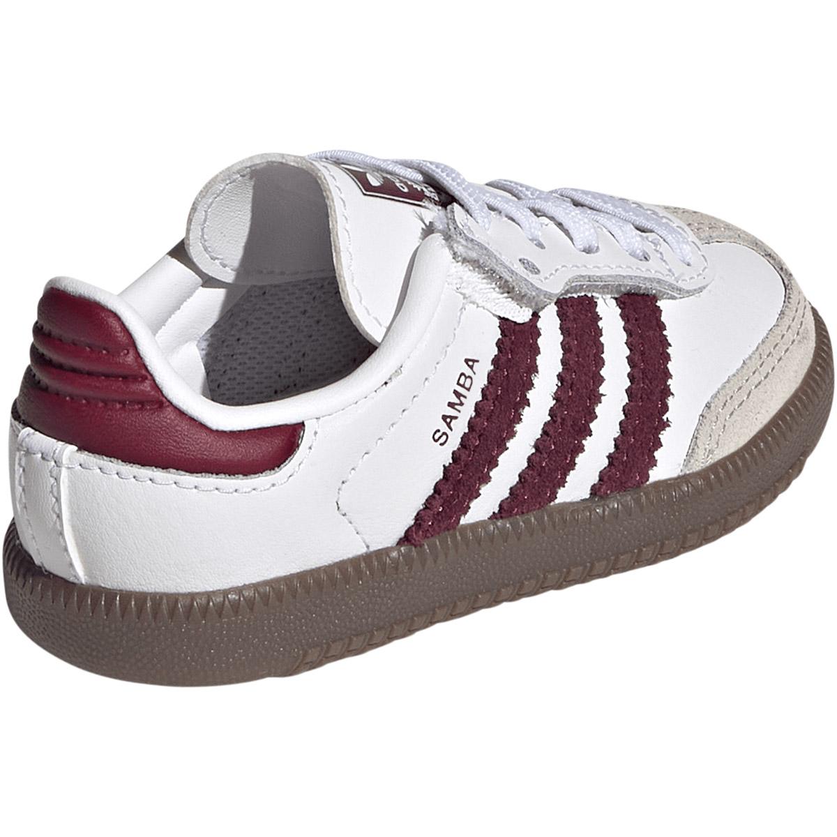 adidas Originals Samba OG I Velcro Sneakers Børn FTWWHT/MAROON/GUM5