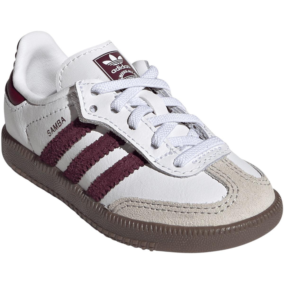 adidas Originals Samba OG I Velcro Sneakers Børn FTWWHT/MAROON/GUM5
