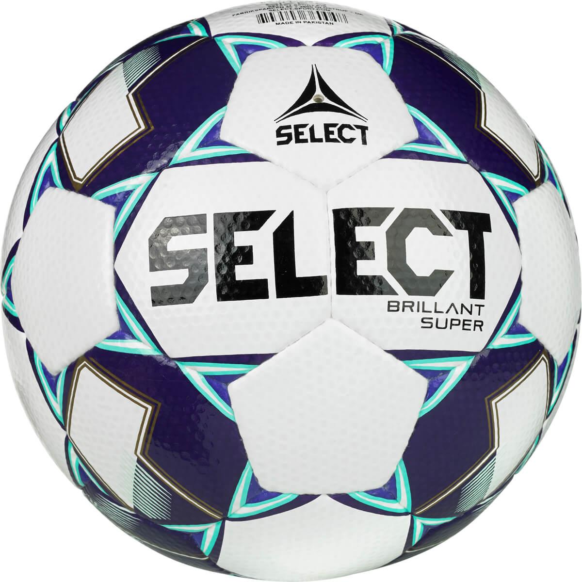 SELECT Brillant Super v22 Fodbold white/purple