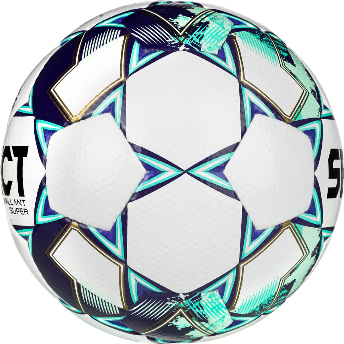 SELECT Brillant Super v22 Fodbold white/purple