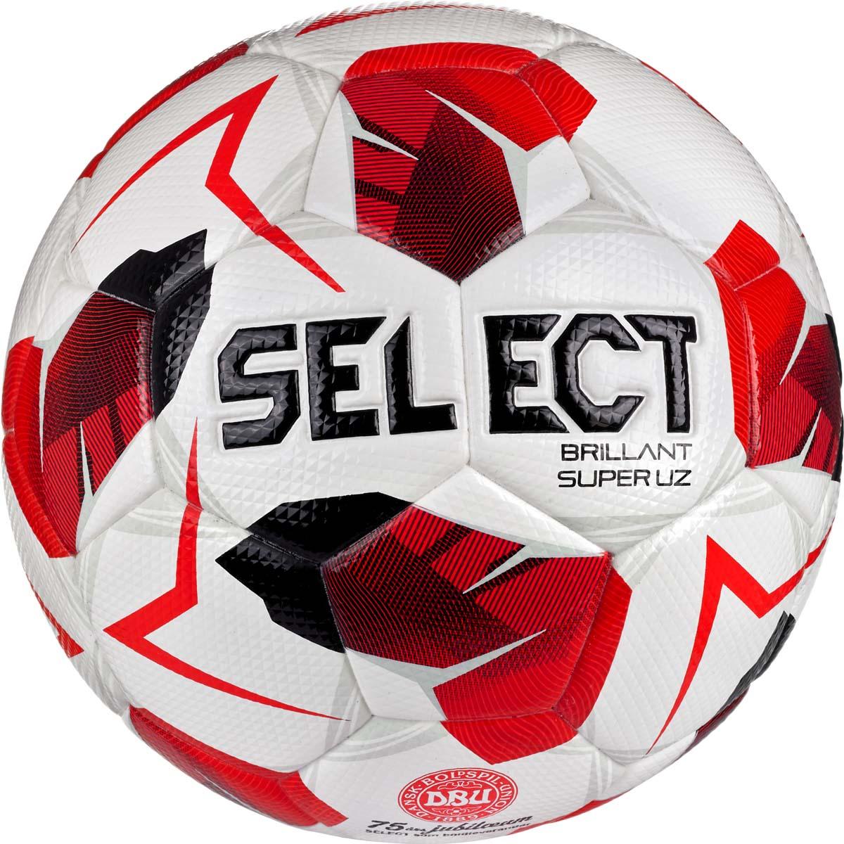 DBU Brillant Super UZ v26 Fotball white/red