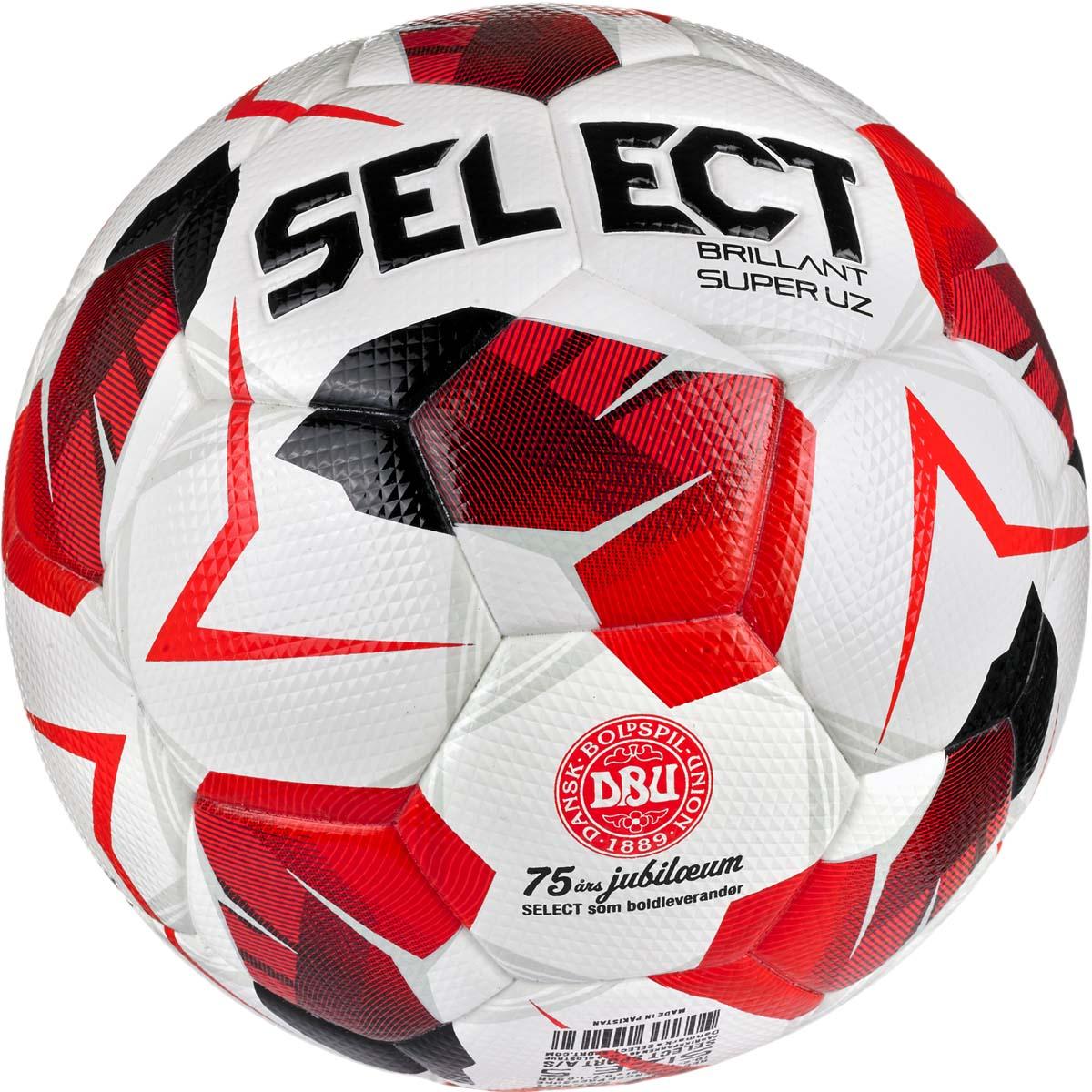 DBU Brillant Super UZ v26 Fotball white/red