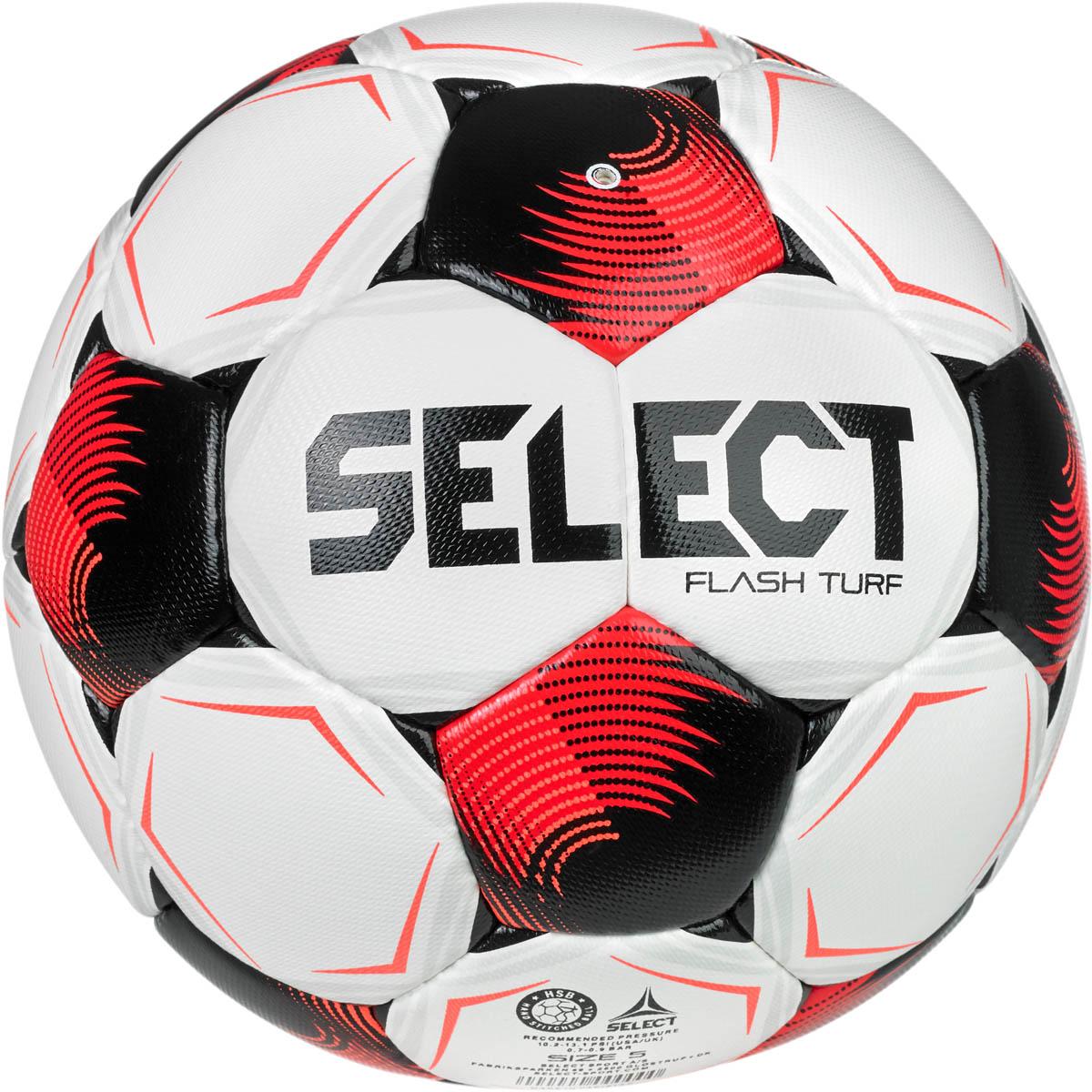 SELECT Flash Turf v26 Kunstgræs Fodbold White/Red