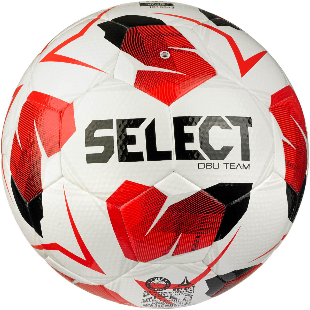 DBU Team Fotball white/red