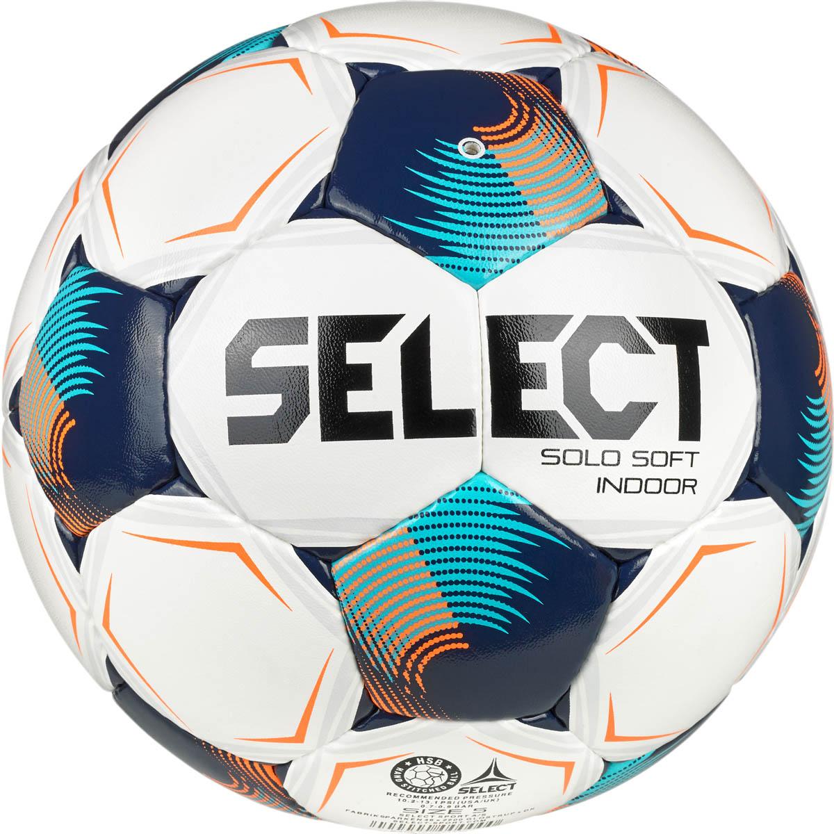 SELECT Solo Soft v26 Indendørs Fodbold white/blue
