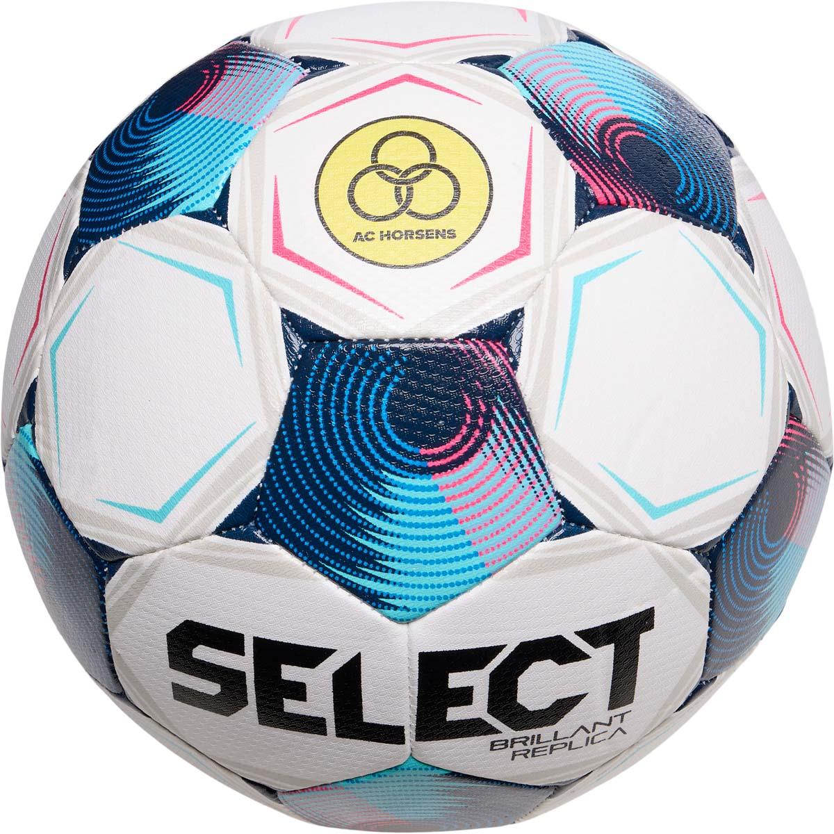 AC Horsens Replika Fodbold White/Blue