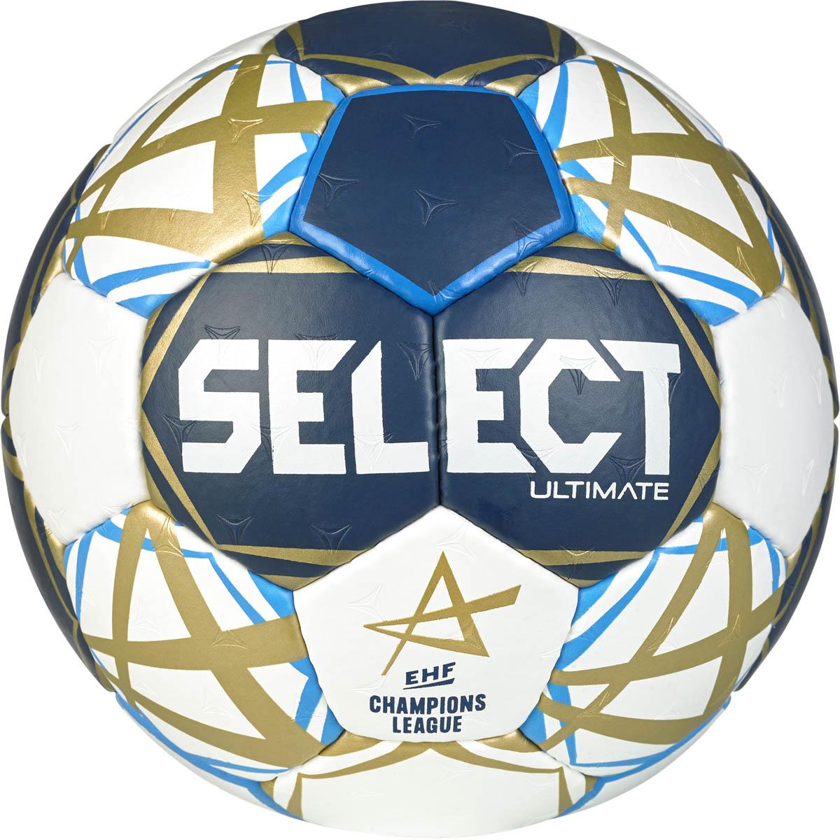 SELECT Ultimate EHF Champions League v25 Håndbold White/Blue