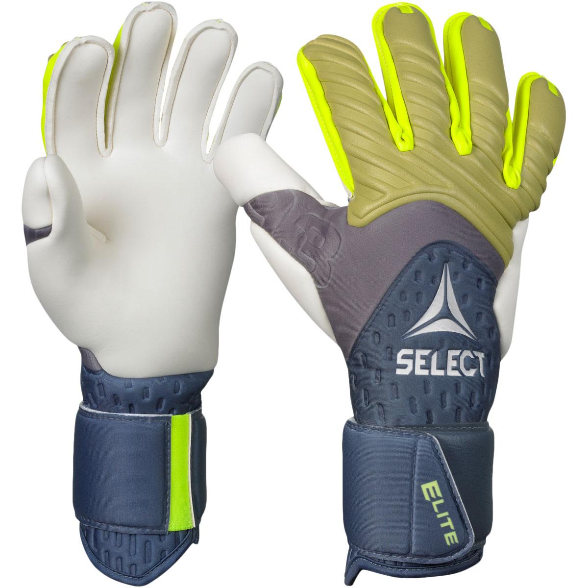 SELECT 93 Elite v26 Målmandshandsker Blue/Green/Grey