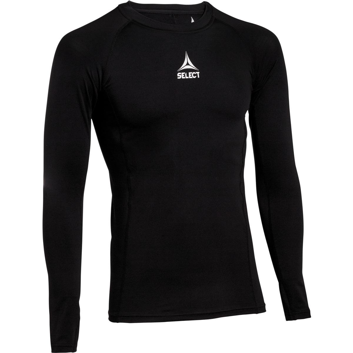 SELECT Langermet Baselayer T-skjorte Barn black