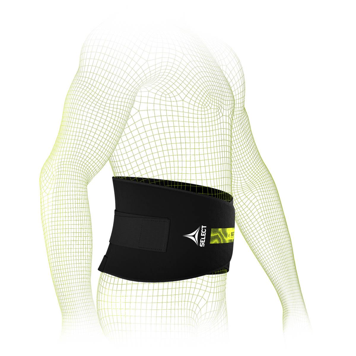 SELECT Lændestøtte M/Skinne Black