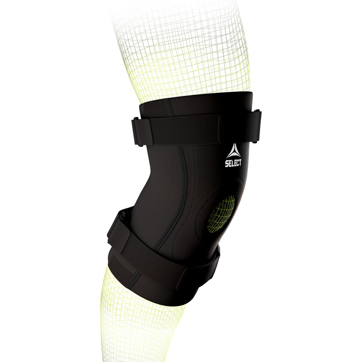 SELECT Knæstøtte M/Skinne Black