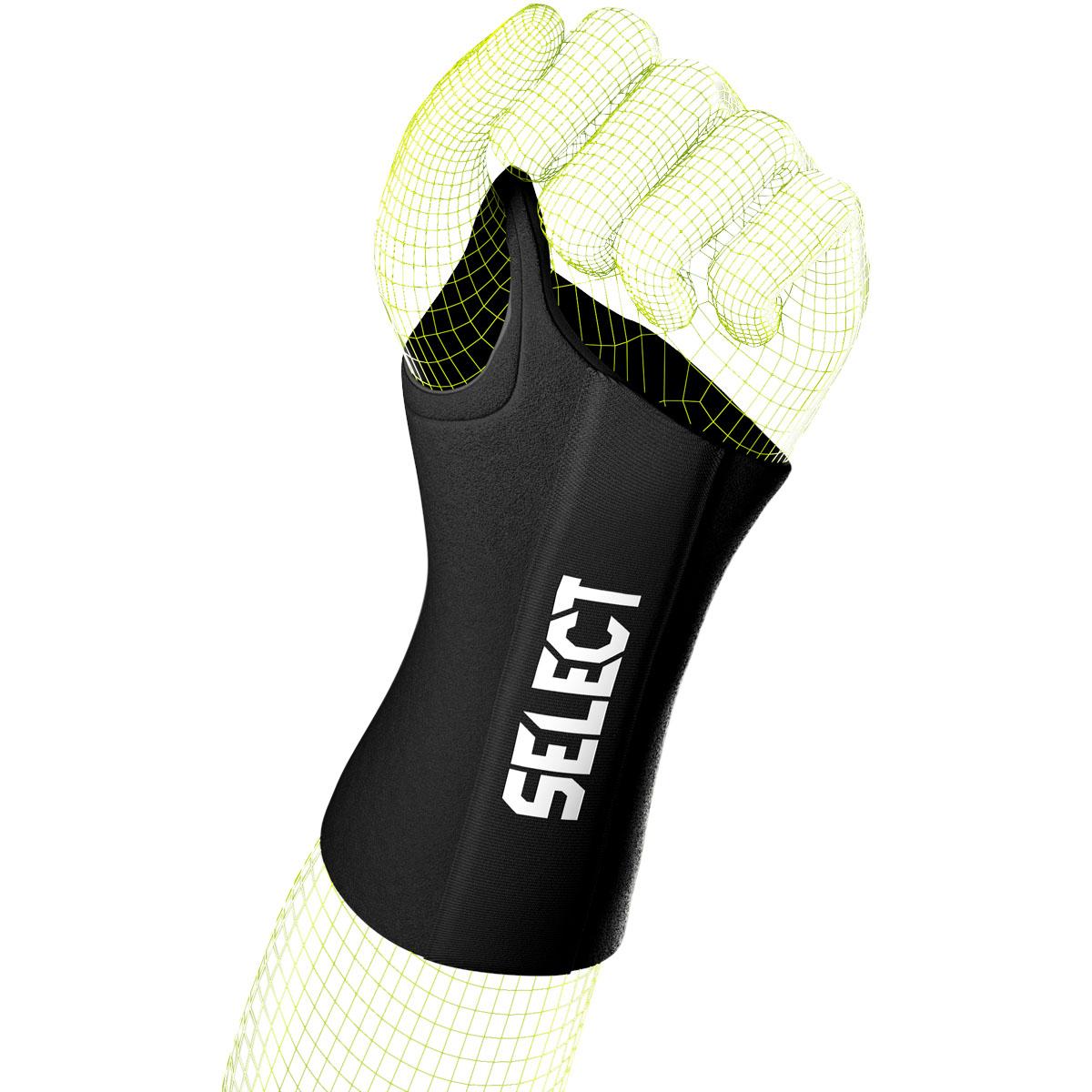 SELECT Højre Håndledsstøtte M/Skinne Black
