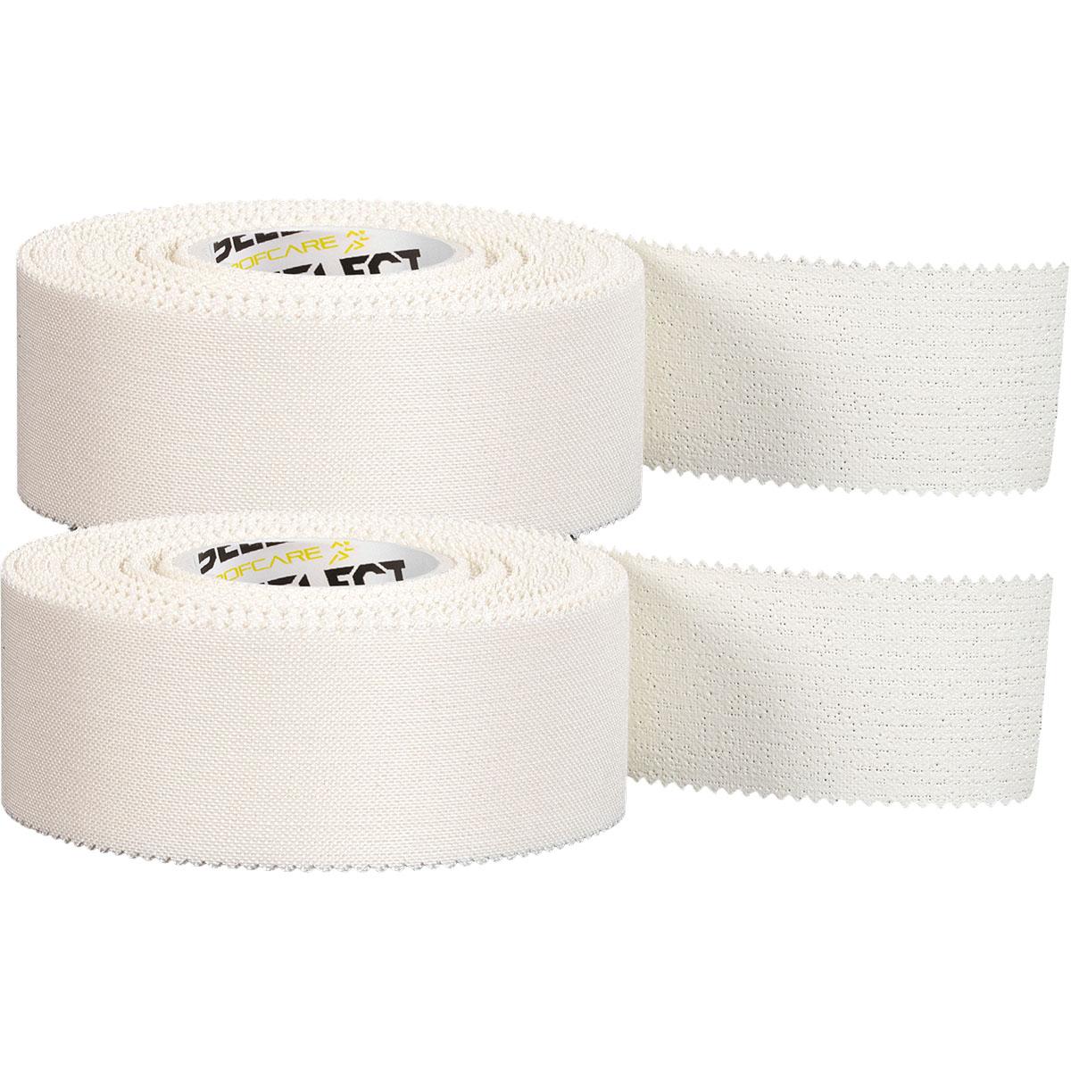 SELECT Pro Strap 2,5 cm x 10 m 2-Pack Sportstape hvid
