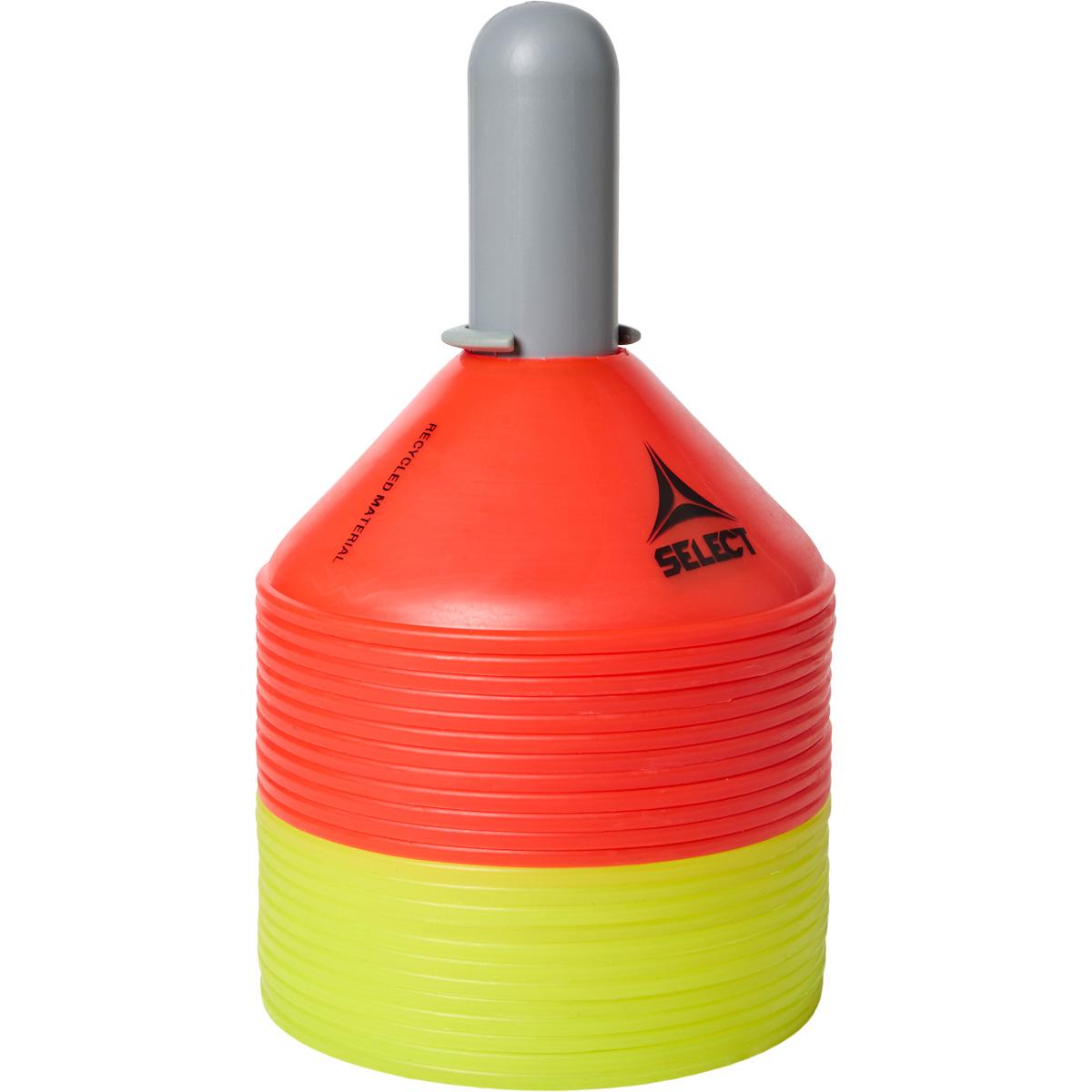 SELECT SPORT 24 Logo 24 pcs Kegletoppe red/yellow