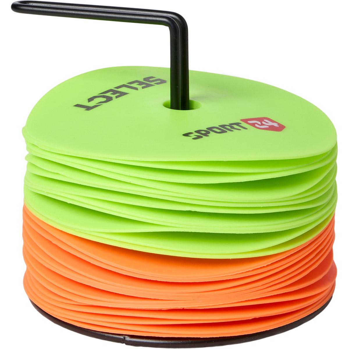 SELECT SPORT 24 Logo 24 pcs Markeringsmatter yellow/orange