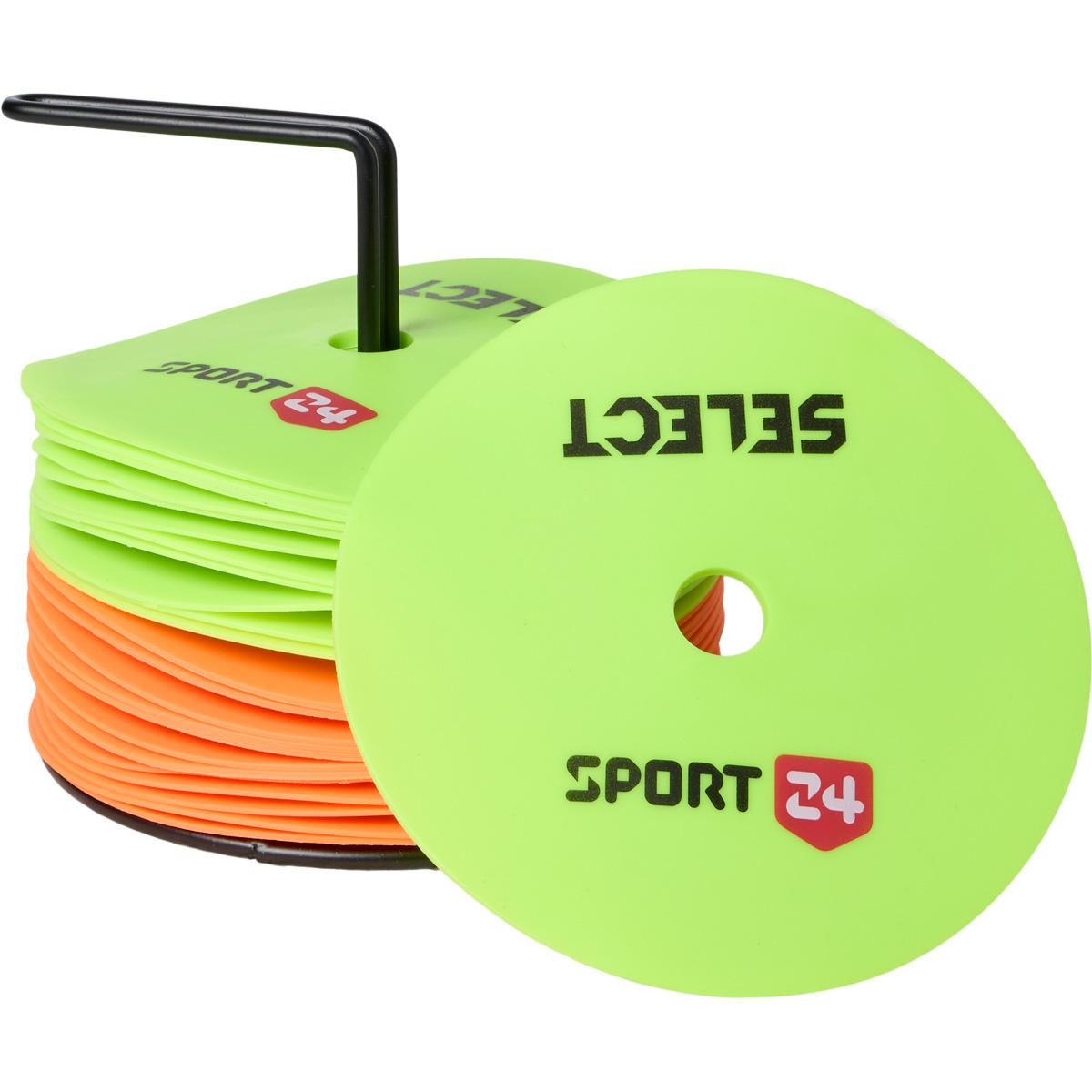 SELECT SPORT 24 Logo 24 pcs Markeringsmatter yellow/orange