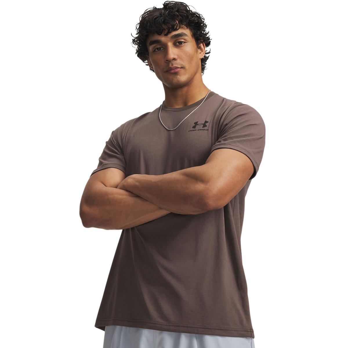 Under Armour Sportstyle Left Chest Trænings T-shirt Herre Peppercorn
