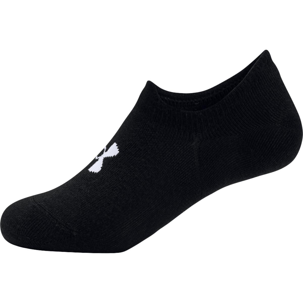 Under Armour Essential Ultra Low 3-Pack Footies BLACK