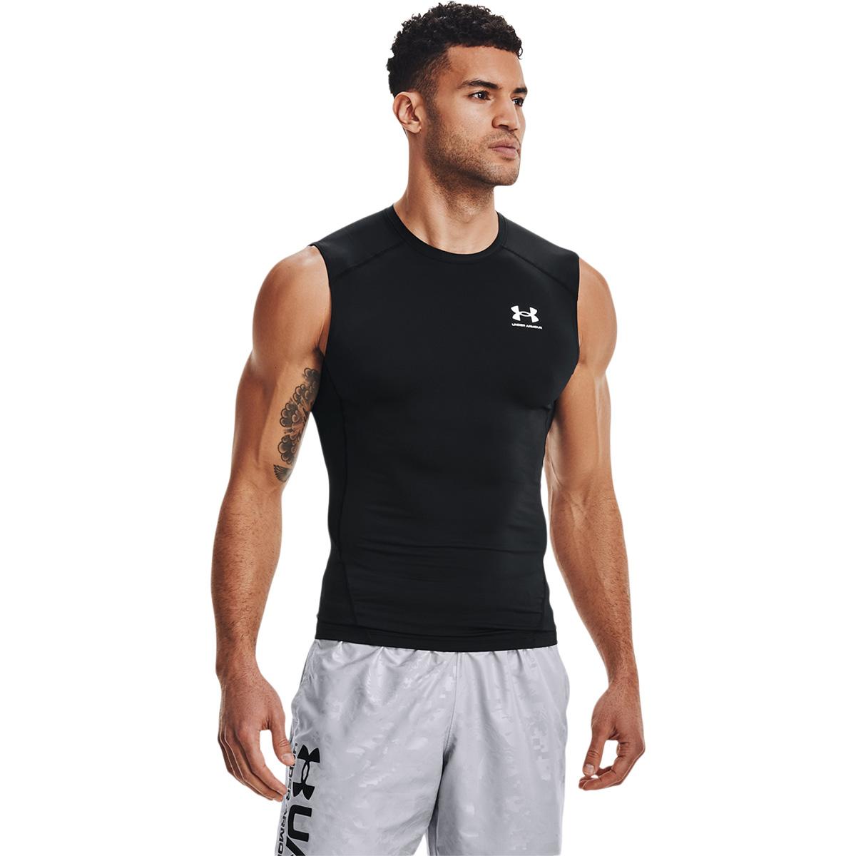 Under Armour HeatGear Armour Mock Kompresjonstopp Herre BLACK