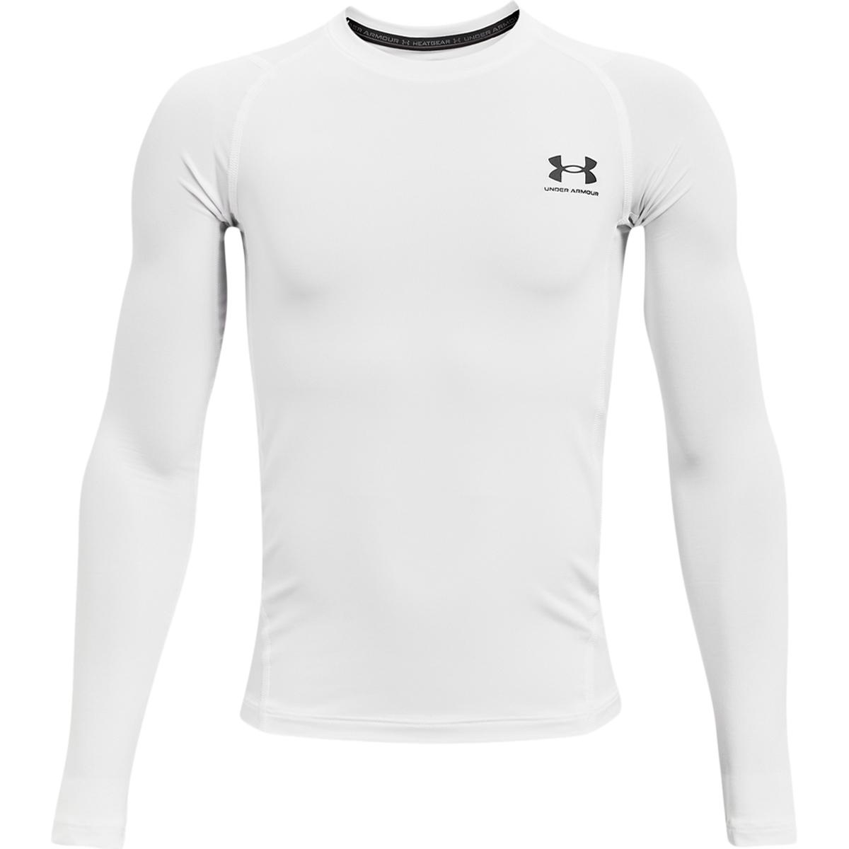 Under Armour HeatGear Langermet Baselayer T-skjorte Barn White