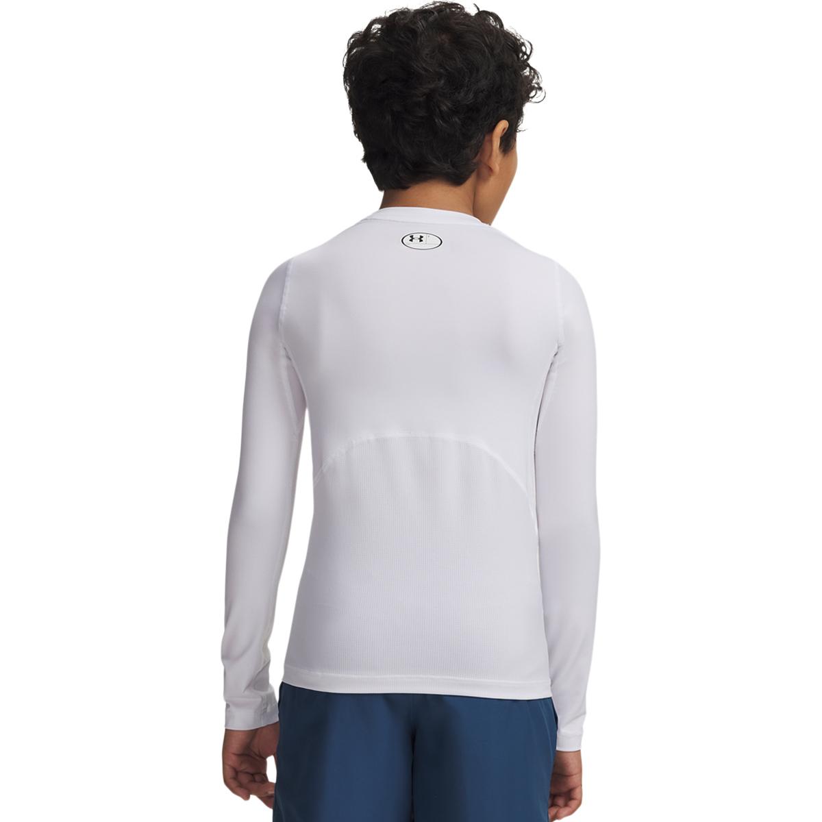 Under Armour HeatGear Langermet Baselayer T-skjorte Barn White