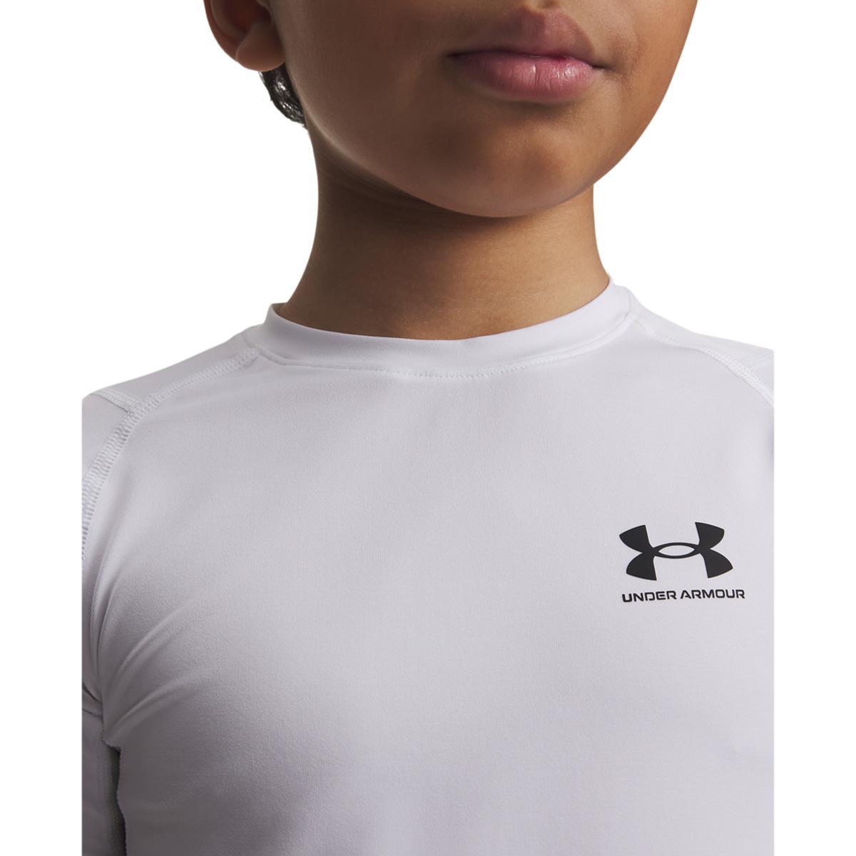 Under Armour HeatGear Langermet Baselayer T-skjorte Barn White