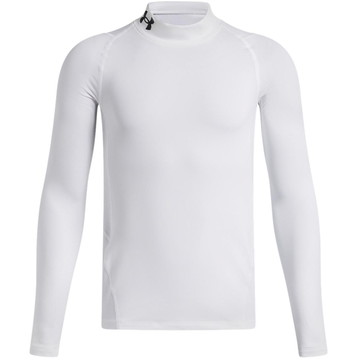 Under Armour Coldgear Mock Langærmet Baselayer Trænings T-shirt Børn WHITE