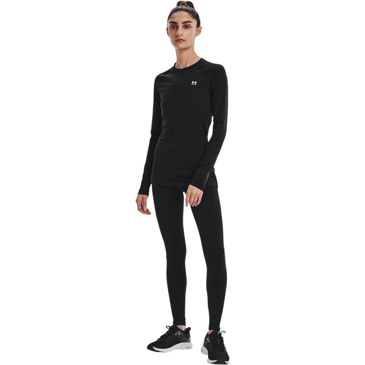 Under Armour Authentics Langærmet Baselayer T-shirt Dame BLACK