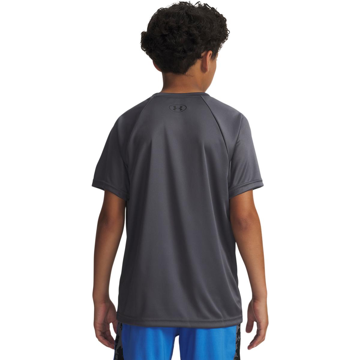 Under Armour Tech Split Wordmark Trenings T-skjorte Barn Castlerock