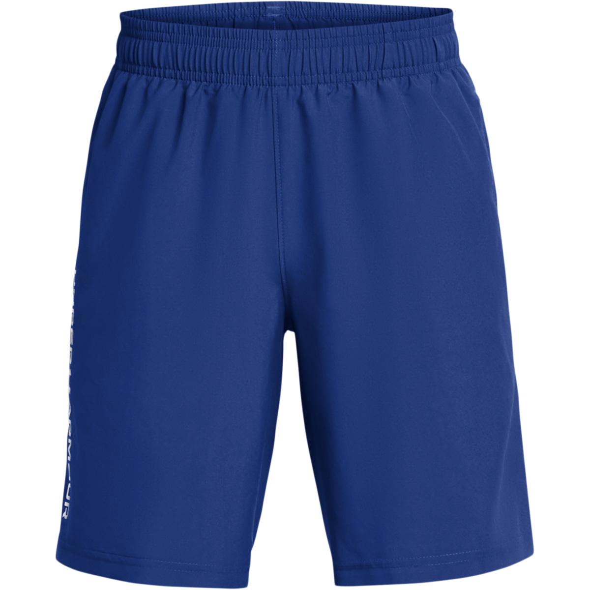Under Armour Woven Wordmark Treningsshorts Barn Tech Blue