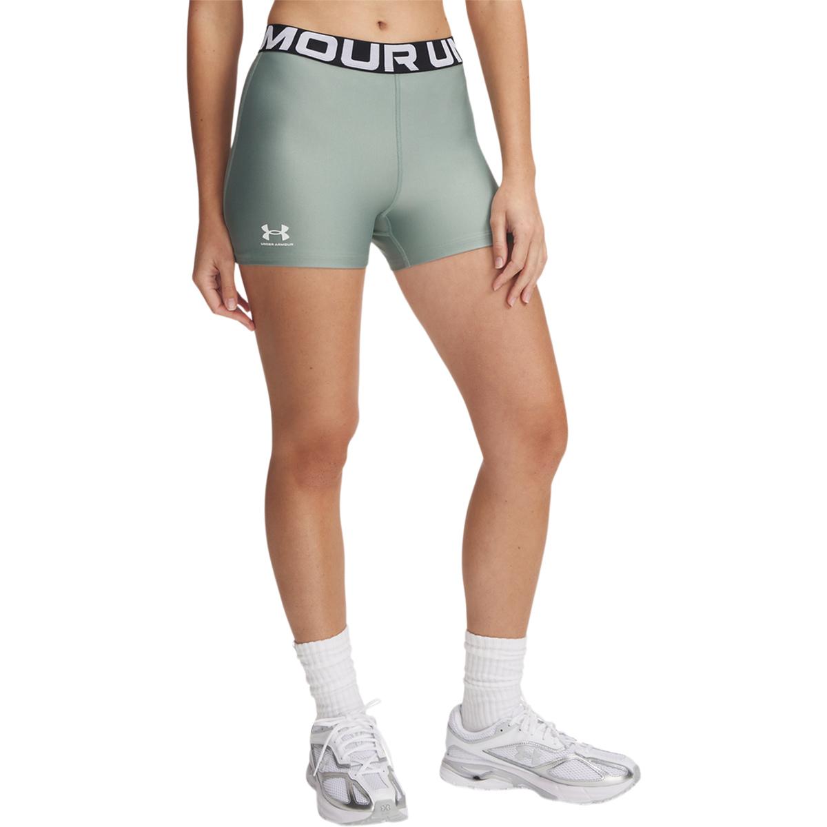 Under Armour HeatGear Authentics Korte Træningstights Dame Silica Green