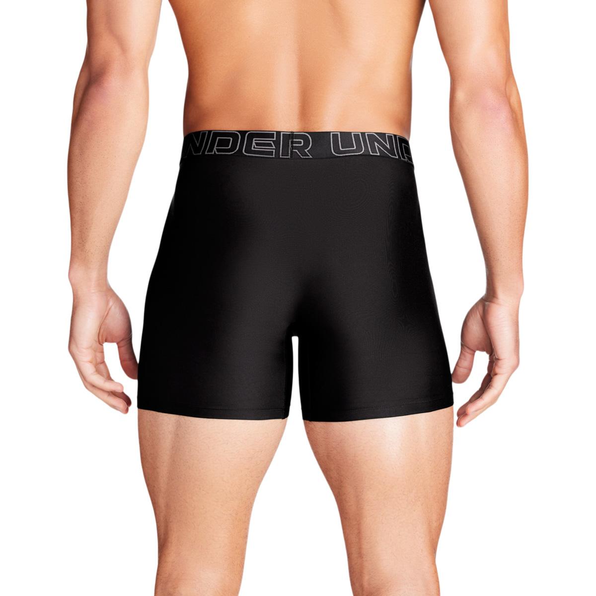 Under Armour Performance Tech 3-Pack Boxershorts Herre BLACK