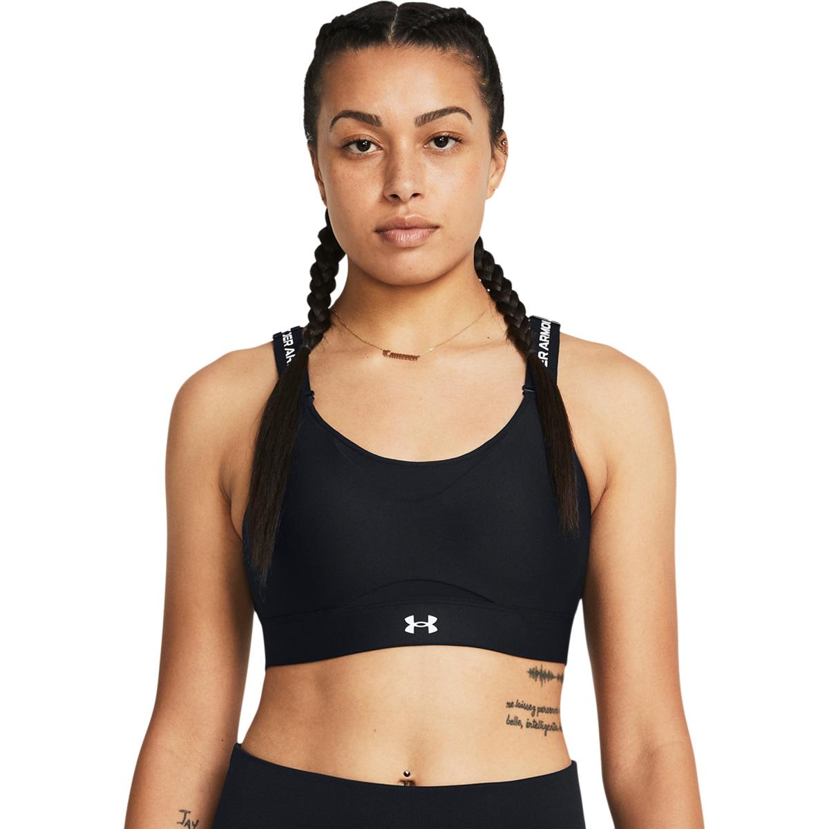 Under Armour Infinity High Support Sports BH Dame BLACK