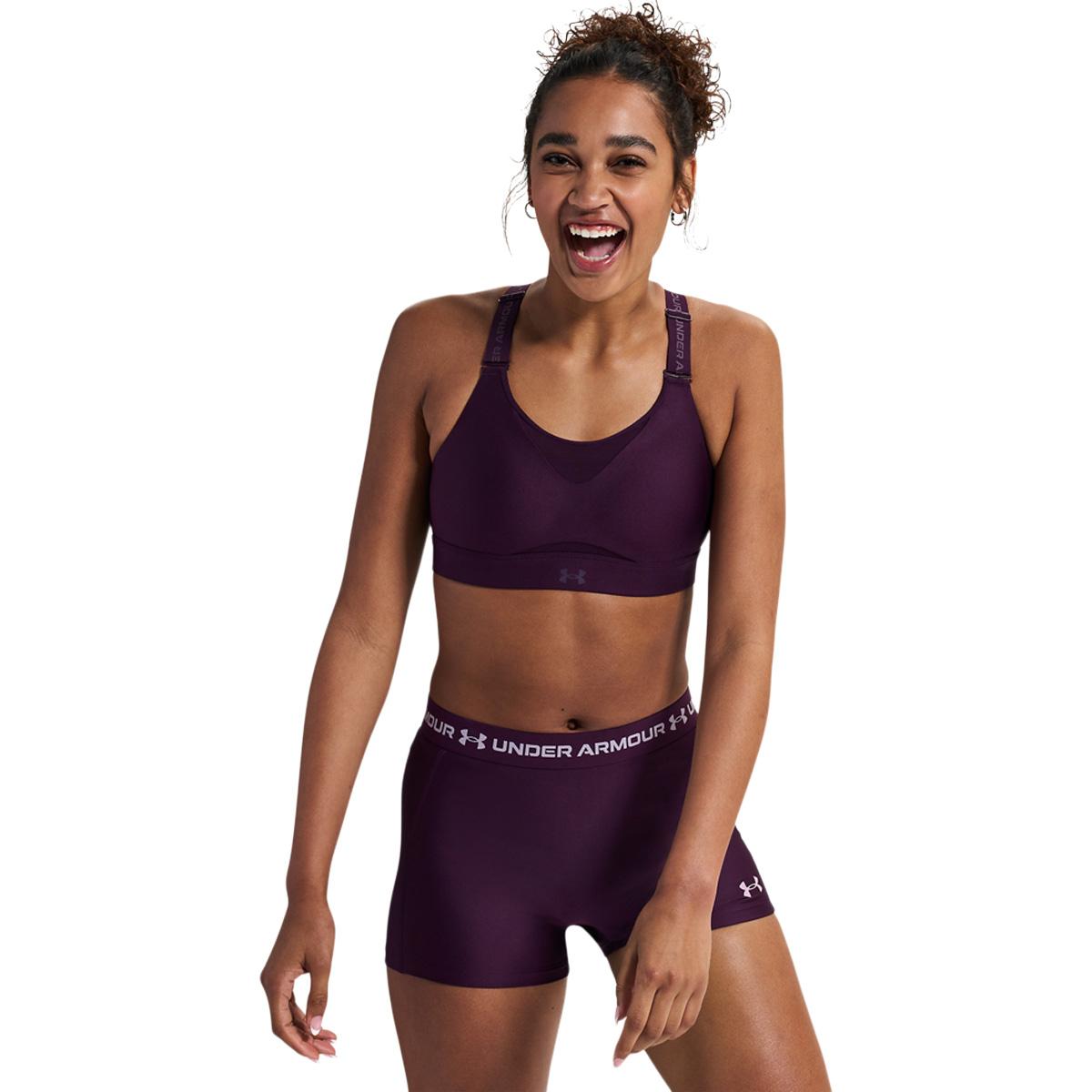 Under Armour Infinity High Support Sports-BH Dame Purple Echo