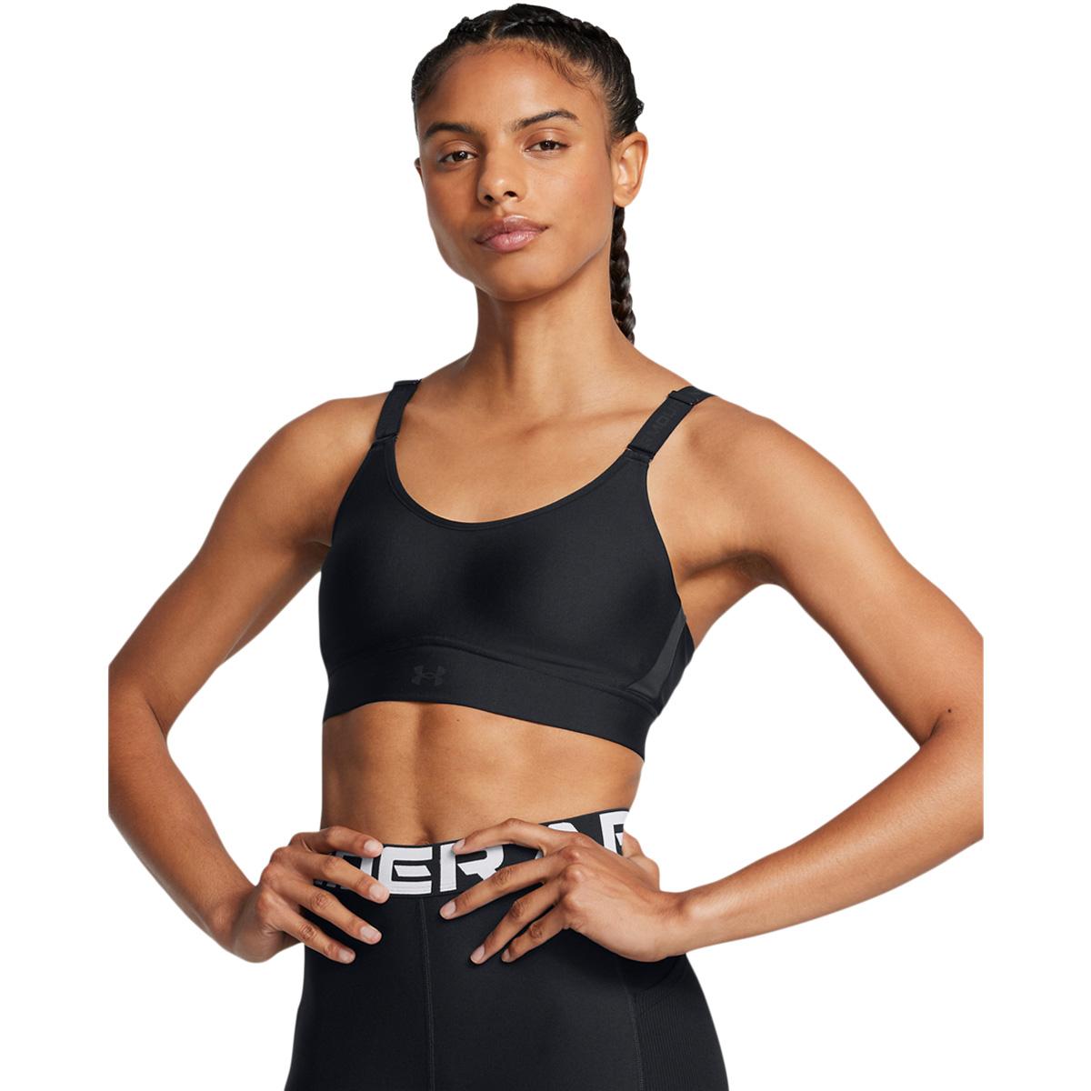 Under Armour Infinity Medium Support Sports BH Dame Black