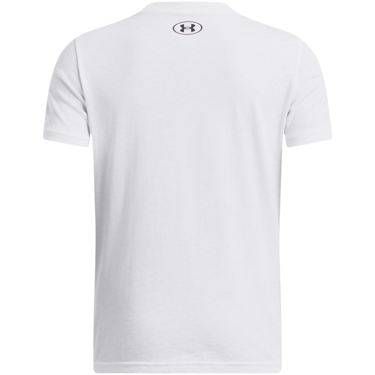 Under Armour Sportsstyle Left Chest Trenings T-skjorte Barn WHITE