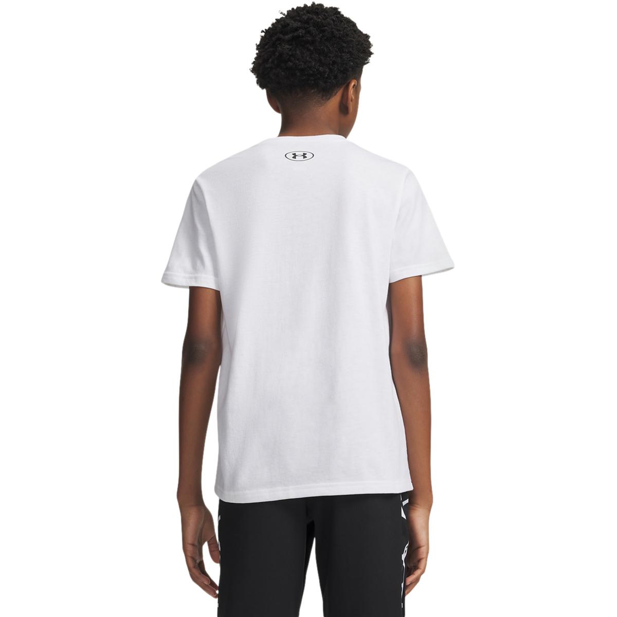 Under Armour Sportsstyle Left Chest Trenings T-skjorte Barn WHITE
